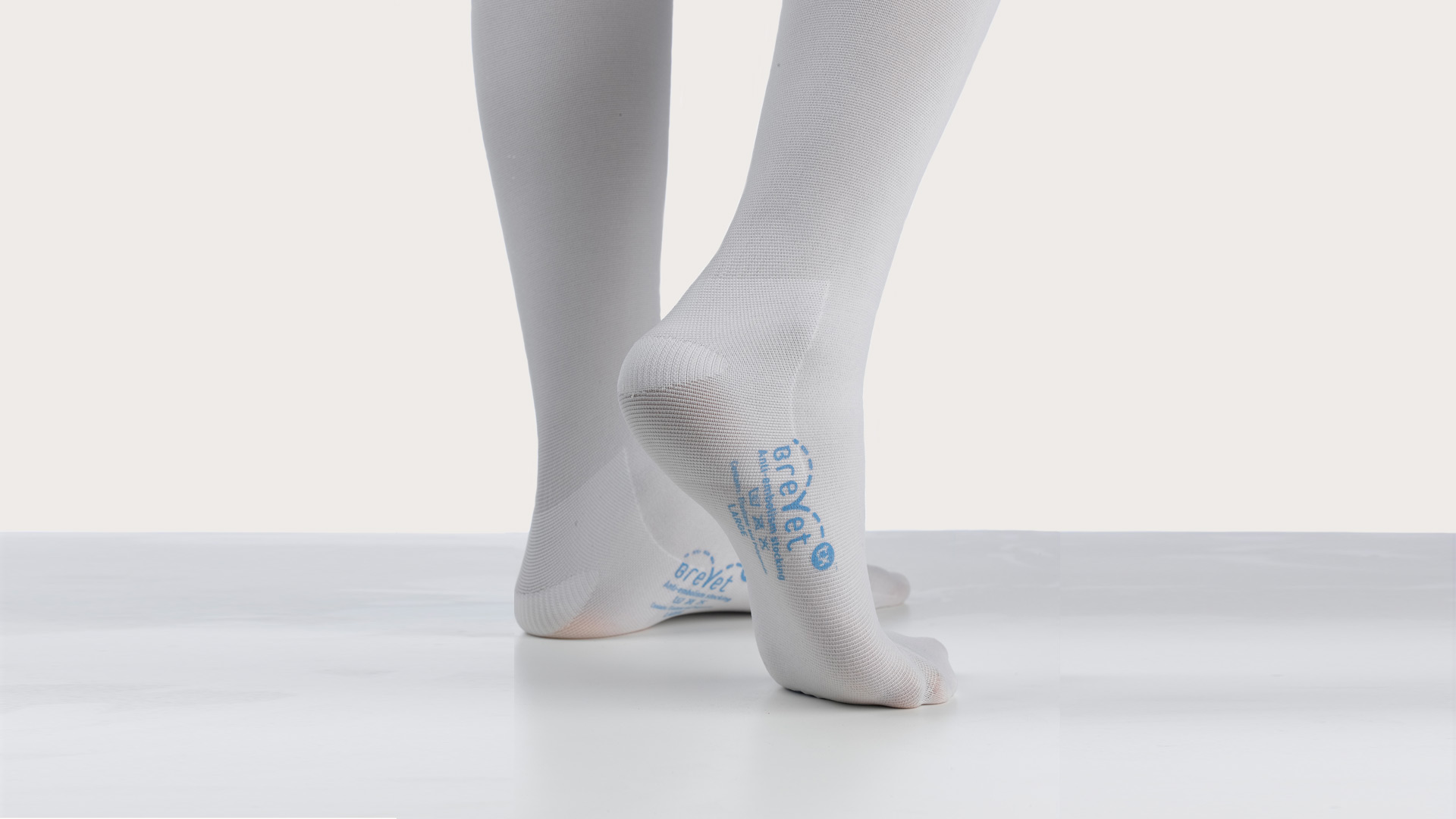Carolon Anti-Embolism CAP Thigh-High Inspection Toe Stockings 18 mmHg