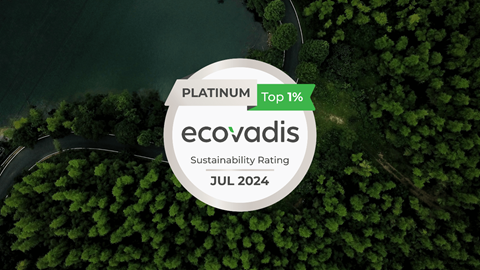 ecovaldis platinum medal for sustainability